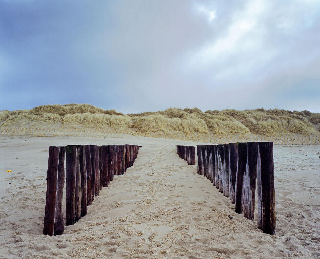 Beach: East (Coastal Drift Pylons), 2006, C-print, 43.5 x 35