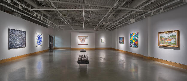 Look This Way, installation view, Art Gallery at Evergreen, 2015
